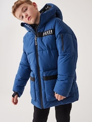 Baker by Ted Baker Shower Resistant Longline Padded Coat - Image 5 of 18