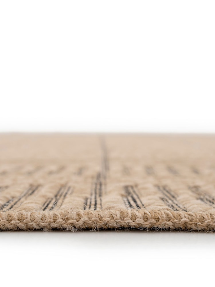 kukoon Brown Washable Kai Natural Jute Style Area Runner - Image 6 of 6 kukoon Brown Washable Kai Natural Jute Style Area Runner - Image 6 of 6