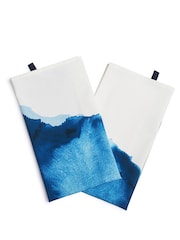 Rick Stein Blue Coves Of Cornwall Double 100% Cotton Oven Glove & Tea Towels Set - Image 4 of 4