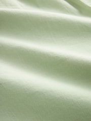 Lime Green Washed Cotton Elasticated Waist Shorts - Image 9 of 9