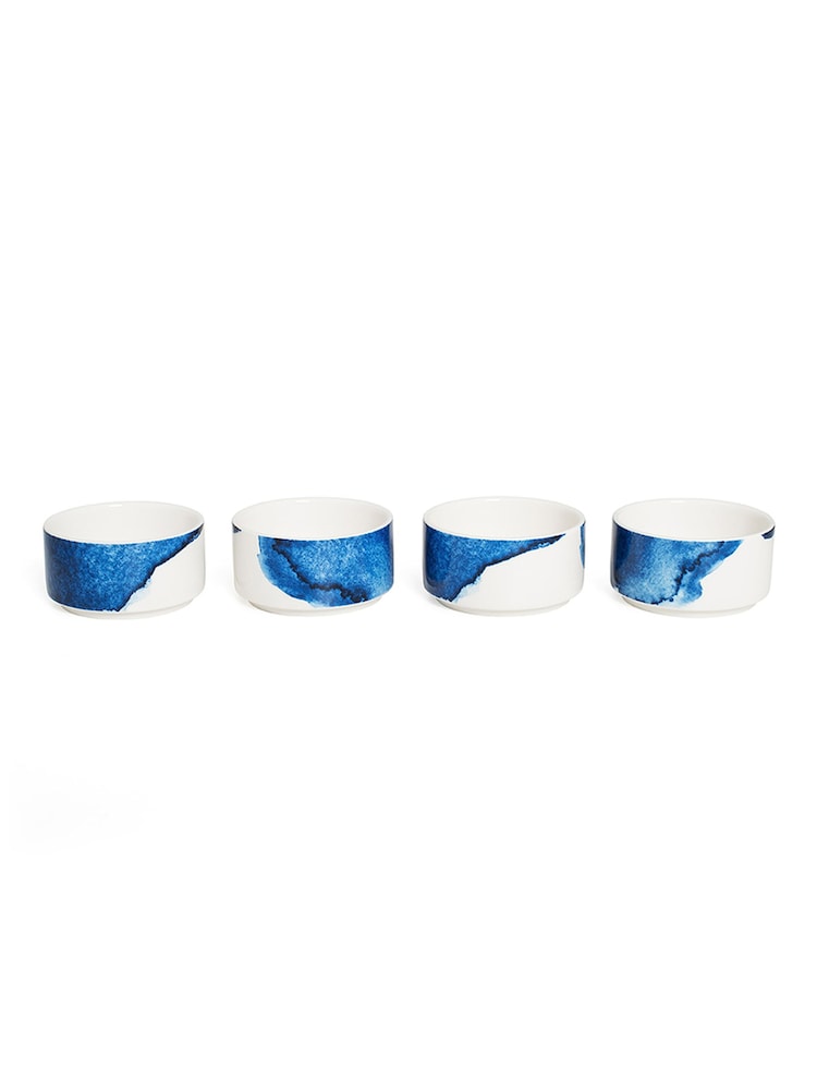 Rick Stein Blue Coves Of Cornwall Ramekin Set - Image 2 of 5 Rick Stein Blue Coves Of Cornwall Ramekin Set - Image 2 of 5