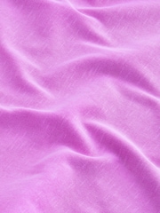 Fluro Purple Crew Neck Short Sleeve Raglan Top - Image 7 of 7