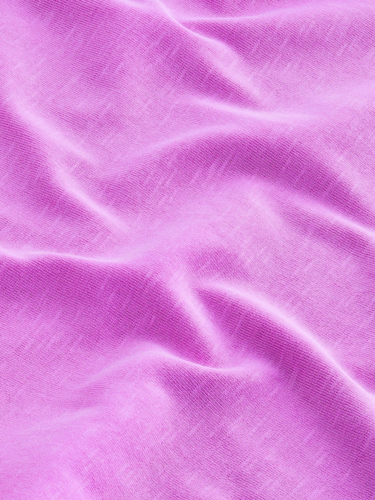 Fluro Purple Crew Neck Short Sleeve Raglan Top - Image 7 of 7