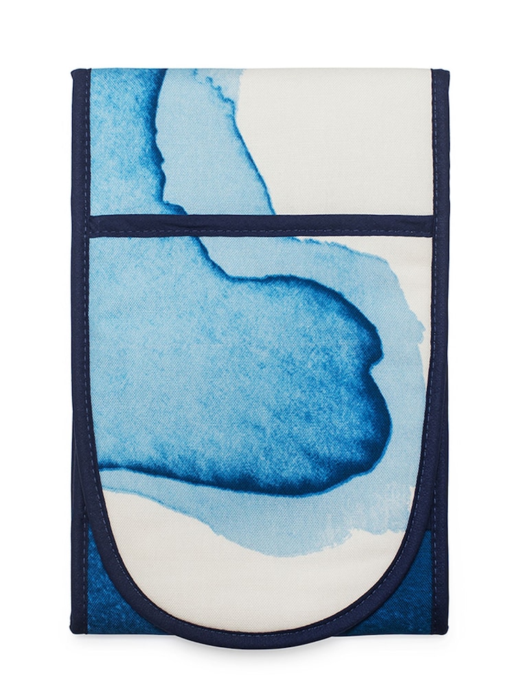 Rick Stein Blue Coves Of Cornwall 100% Cotton Apron & Double Oven Glove - Image 4 of 4
