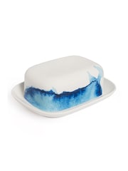 Rick Stein Blue Coves Of Cornwall Butter Dish - Image 1 of 3