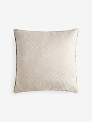 Lipsy Silver Satin Geo Cushion - Image 3 of 5