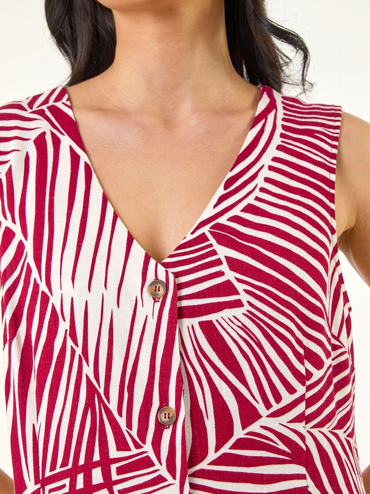 Червоний - Roman Petite Buttoned Shift Dress - Image 5 of 5