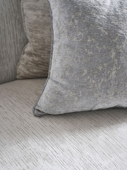 Lipsy Grey Abstract Velvet Cushion - Image 2 of 6