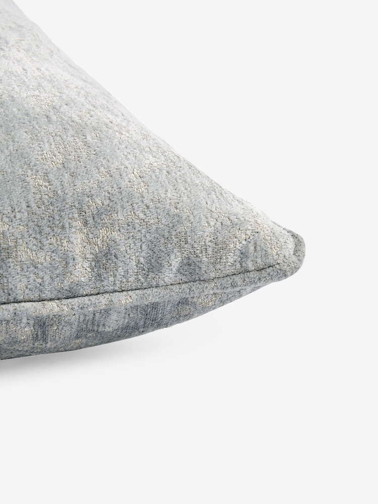 Lipsy Grey Abstract Velvet Cushion - Image 6 of 6 Lipsy Grey Abstract Velvet Cushion - Image 6 of 6