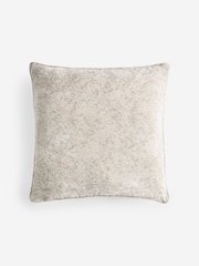 Lipsy Oyster Abstract Velvet Cushion - Image 3 of 5