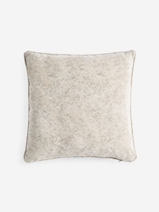 Lipsy Oyster Abstract Velvet Cushion - Image 4 of 5