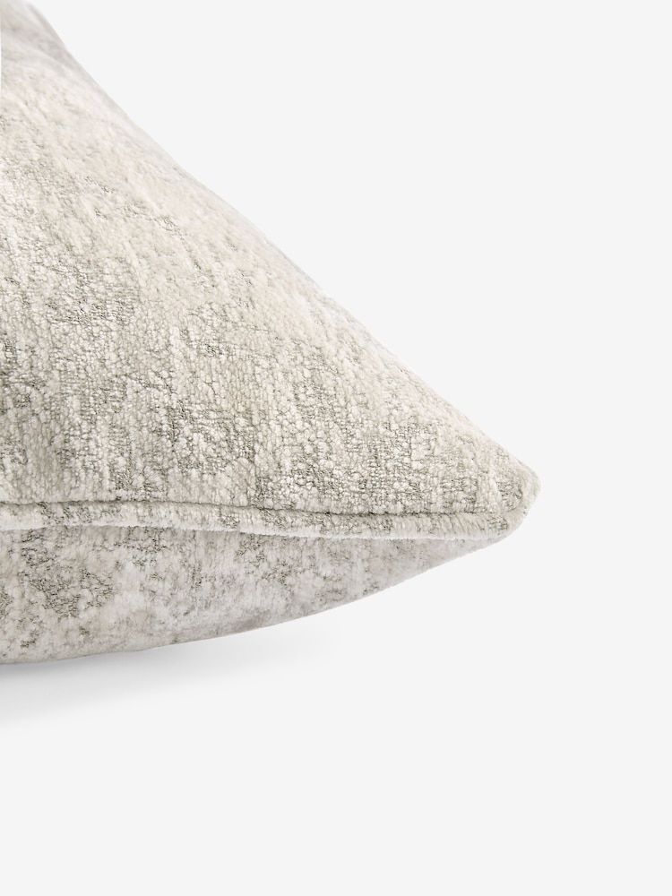 Lipsy Oyster Abstract Velvet Cushion - Image 5 of 5
