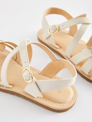 White Gold Butterfly Sandals - Image 3 of 4