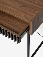 MADE.COM Dark Walnut Effect Blaze Desk - Image 3 of 4
