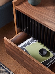 MADE.COM Dark Walnut Effect Blaze Bedside Table - Image 3 of 3