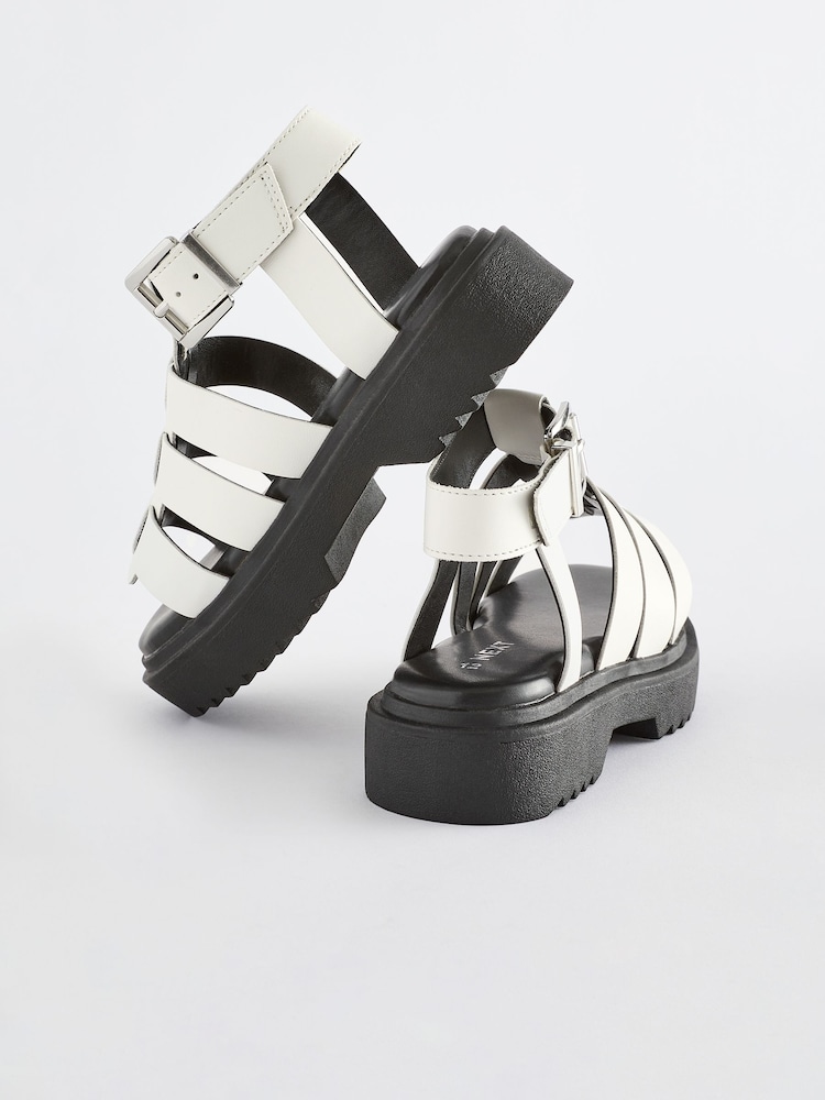 Buy White Chunky Gladiator Sandals from the Next UK online shop
