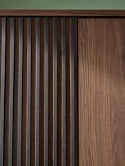 MADE.COM Dark Walnut Effect Blaze Triple, 3 drawers Wardrobe - Image 6 of 6