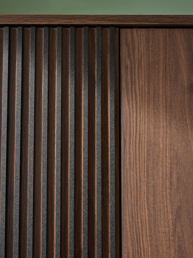 MADE.COM Dark Walnut Effect Blaze Triple, 3 drawers Wardrobe - Image 6 of 6