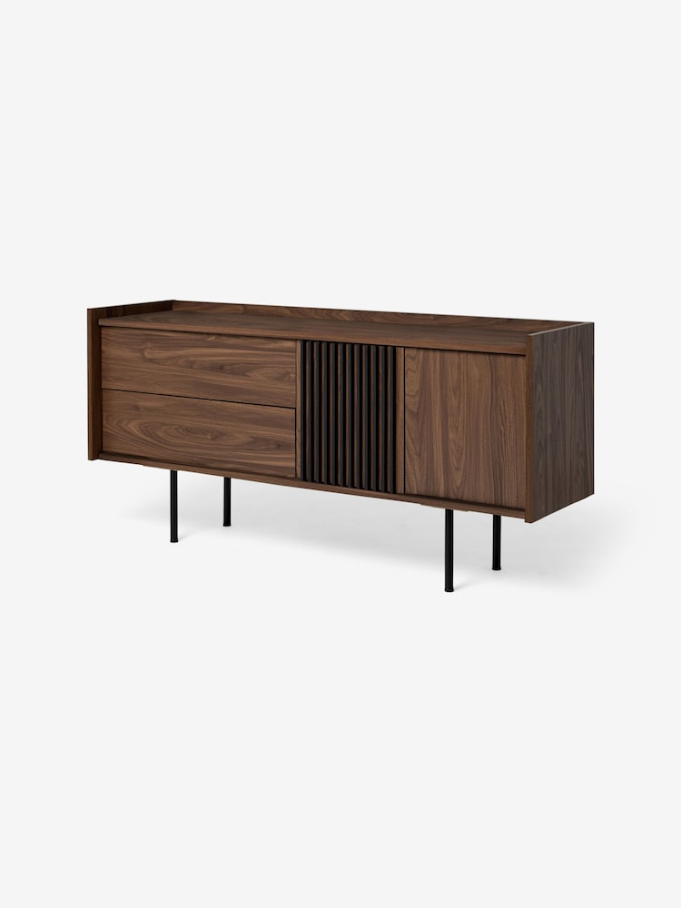 MADE.COM Dark Walnut Effect Blaze Large Sideboard - Image 3 of 3