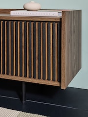 MADE.COM Dark Walnut Effect Blaze Wide Up to 50 Inch TV Unit - Image 3 of 4