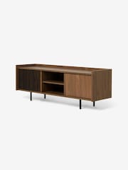 MADE.COM Dark Walnut Effect Blaze Wide Up to 50 Inch TV Unit - Image 4 of 4
