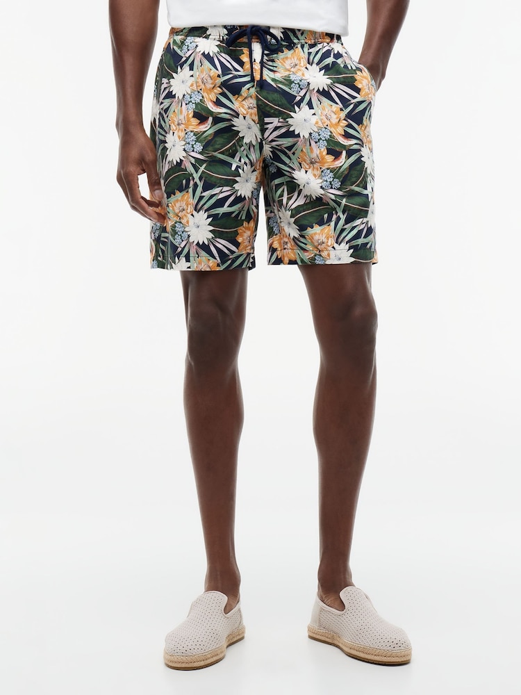 Tommy Hilfiger Blue Dover Floral Shorts - Image 1 of 7