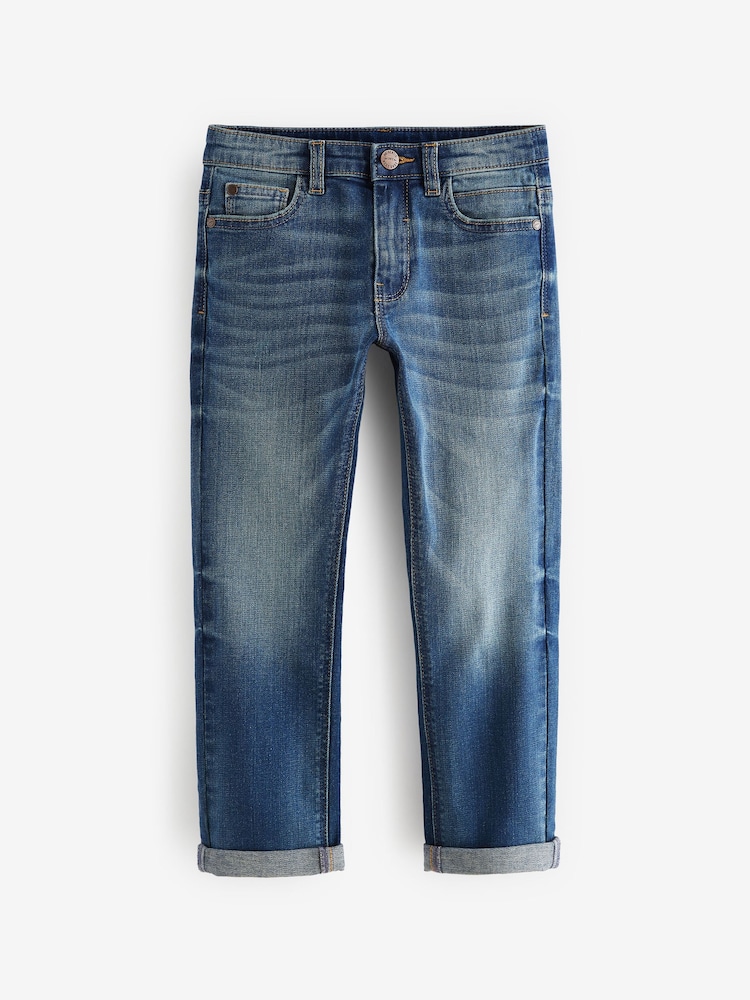 Denim Vintage Regular Fit Mega Stretch Adjustable Waist Jeans (3-16yrs) - Image 1 of 3