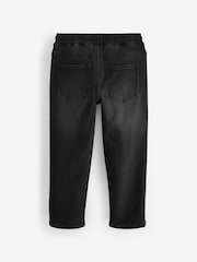 Black Loose Fit Stretch Elasticated Waist Jeans (3-16yrs) - Image 2 of 3