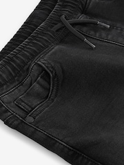 Black Loose Fit Stretch Elasticated Waist Jeans (3-16yrs) - Image 3 of 3