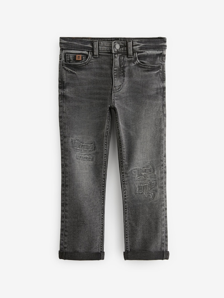 Black Denim Distressed Jeans (3-16yrs) - Image 1 of 5