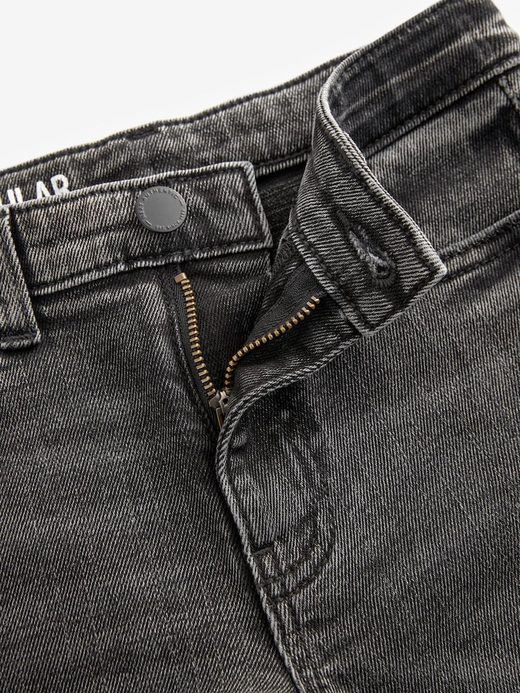 Black Denim Distressed Jeans (3-16yrs) - Image 3 of 5