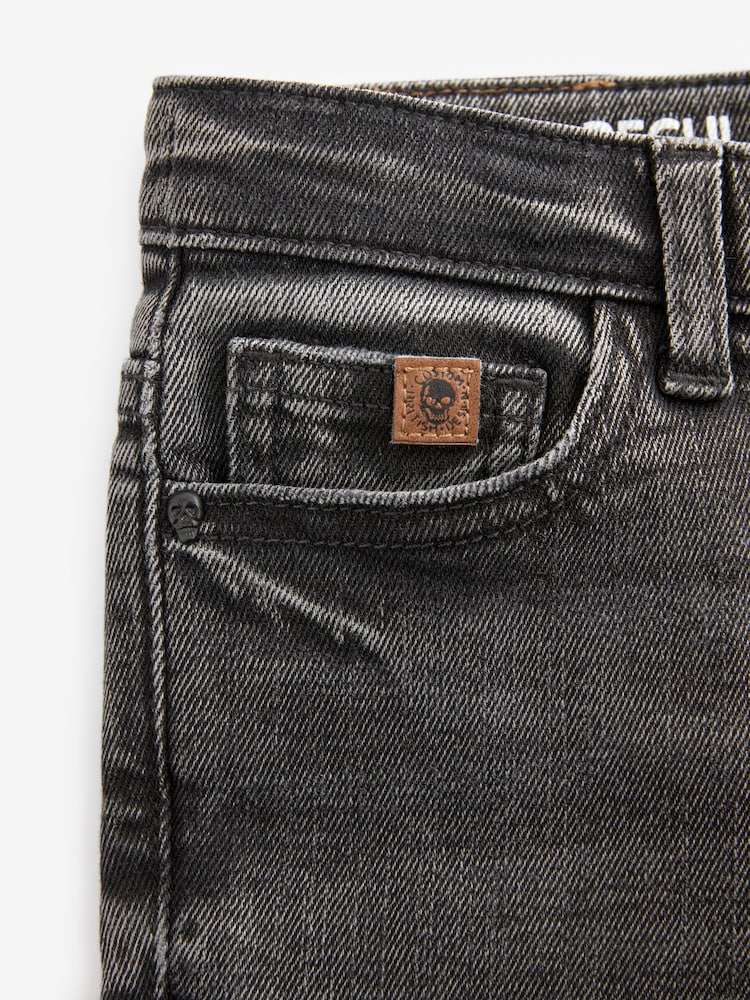Black Denim Distressed Jeans (3-16yrs) - Image 4 of 5
