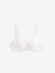 Teal Blue/White Non Pad Balcony DD+ Lace Bras 2 Pack - Image 9 of 10