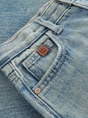 Blue Tint 100% Cotton Distress Baggy Jeans (3-16yrs) - Image 7 of 8