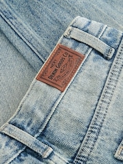 Blue Tint 100% Cotton Distress Baggy Jeans (3-16yrs) - Image 8 of 8