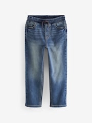Mid Vintage Blue Loose Fit Stretch Elasticated Waist Jeans (3-16yrs) - Image 1 of 3