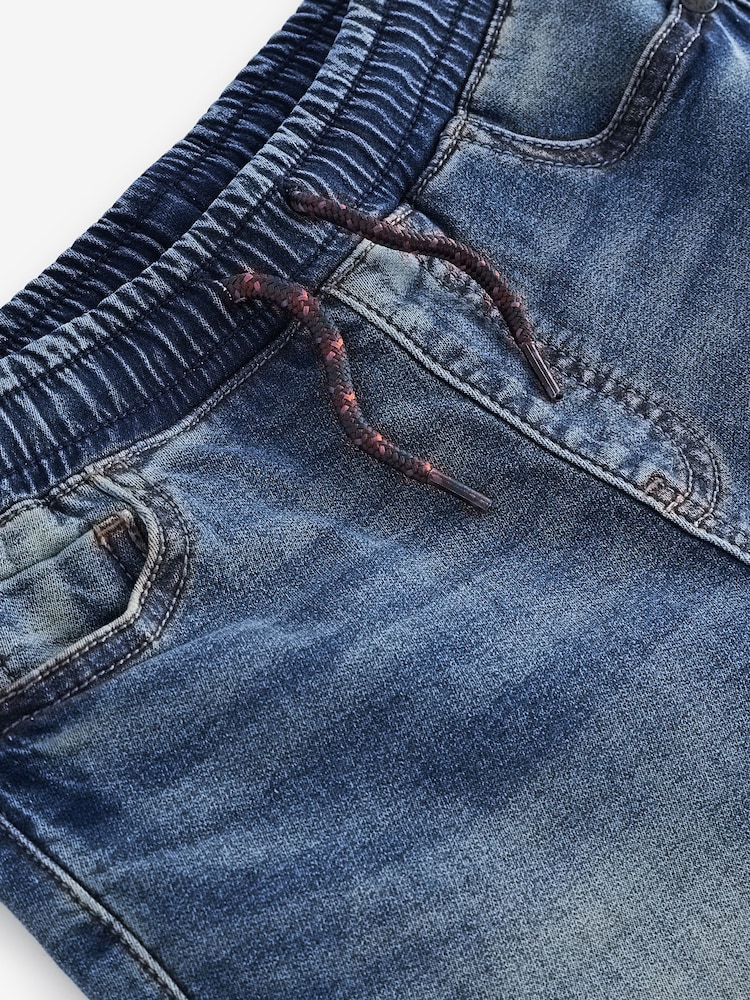 Mid Vintage Blue Loose Fit Stretch Elasticated Waist Jeans (3-16yrs) - Image 3 of 3