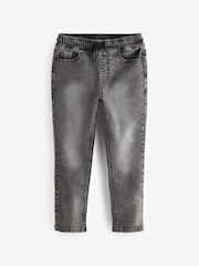 Grey Regular Fit Stretch Elasticated Waist Jeans (3-16yrs) - Image 1 of 3