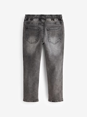 Grey Regular Fit Stretch Elasticated Waist Jeans (3-16yrs) - Image 2 of 3