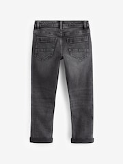 Black Regular Fit Mega Stretch Adjustable Waist Jeans (4-16yrs) - Image 2 of 3