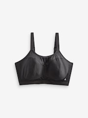 Black Ultimate Support Non Pad Minimising Wired Dry Tech High Impact Sports Bra F-K - Image 9 of 10