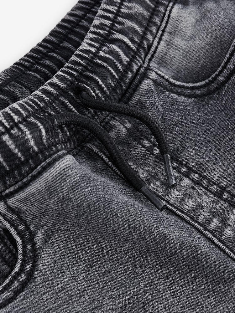 Grey Skinny Fit Stretch Elasticated Waist Jeans (3-16yrs) - Image 3 of 3