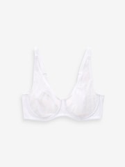 Blue/Green/White DD+ Non Pad Full Cup Lace Bras 3 Pack - Image 9 of 13