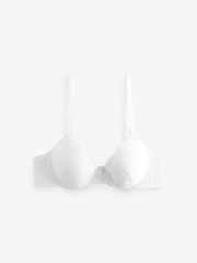 Blue/Green/White Pad Plunge Lace Bras 3 Pack - Image 9 of 13