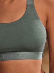 Teal Green Active Sports Low Impact Crop Top - Image 6 of 9