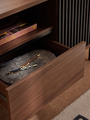 MADE.COM Dark Walnut Effect Blaze Corner Up to 50 Inch TV Unit - Image 3 of 4