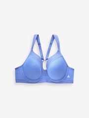 Blue Active Sports High Impact Dry Tech Full Cup Wired Bra B-G - Image 6 of 7