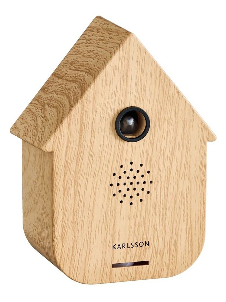 Karlsson Light Wood Modern Cuckoo Sound Box - Image 2 of 5 Karlsson Light Wood Modern Cuckoo Sound Box - Image 2 of 5