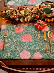 Paoletti Set Of 4 Pomegranate Table Placemats - Slika 2 iz 6