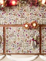 Evans Lichfield Set of 4 Purple Reindeer Table Placemats - Image 3 of 6